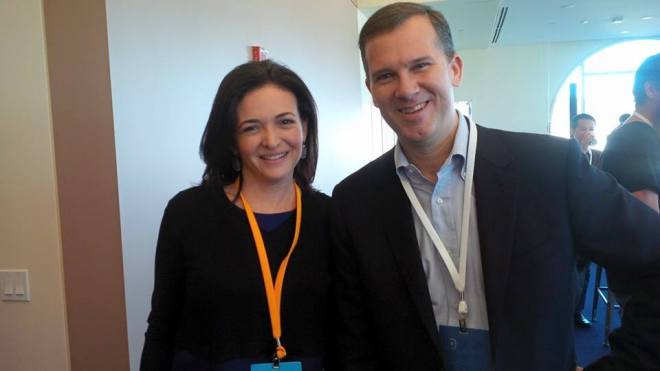 picture of don mathis and sheryl  sandberg